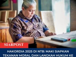 Hakordia 2025 di NTB: MAKI Siapkan Tekanan Moral dan Langkah Hukum ke OPD Pemprov