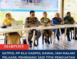 Satpol PP KLU Gaspol Kawal Jam Malam Pelajar, Pemenang Jadi Titik Penguatan Generasi Emas