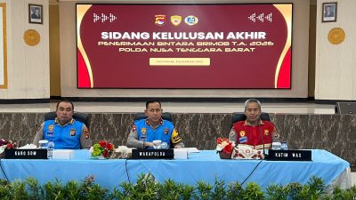 Sebanyak 116 Calon Bintara Brimob Polda NTB Dinyatakan Lulus Terpilih, Siap Berangkat ke SPN Jawa Timur