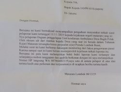 Ambulans Desa Diduga Digelapkan, Warga Bagik Polak Surati Jamwas Kejagung: Minta Pengawasan Proses di Kejari Mataram