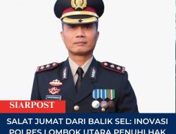 Salat Jumat dari Balik Sel: Inovasi Polres Lombok Utara Penuhi Hak Ibadah Tahanan
