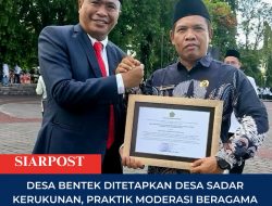 Desa Bentek Ditetapkan Desa Sadar Kerukunan, Praktik Moderasi Beragama Lombok Utara Jadi Perhatian Kemenag NTB