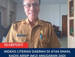 ‎Indeks Literasi Daerah di Atas Enam, Kadis Arsip Akui Anggaran Jadi Tantangan Utama