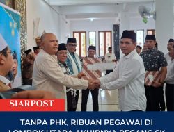 Tanpa PHK, Ribuan Pegawai di Lombok Utara Akhirnya Pegang SK