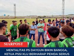 Mentalitas PS Daygun Bikin Bangga, Ketua PSSI KLU Berharap Pemda Serius Dukung Sepak Bola KLU