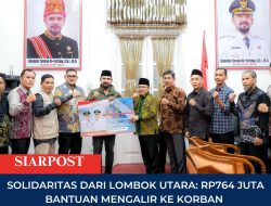 Solidaritas dari Lombok Utara: Rp764 Juta Bantuan Mengalir ke Korban Banjir Aceh Timur
