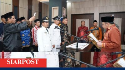 Rotasi Tanpa Seremoni, Sembilan Pejabat Lombok Utara Dilantik