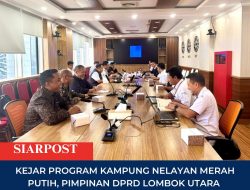 Kejar Program Kampung Nelayan Merah Putih, Pimpinan DPRD Lombok Utara Temui Dirjen KKP