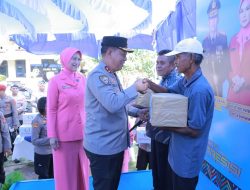 Kapolda NTB Kunker ke Polres Bima Kabupaten, Salurkan Bansos hingga Beri Arahan Personel