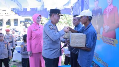 Kapolda NTB Kunker ke Polres Bima Kabupaten, Salurkan Bansos hingga Beri Arahan Personel