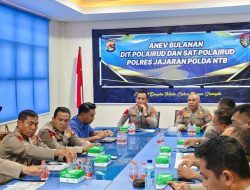 Anev Bulanan Ditpolairud dan Satpolairud Polres Jajaran Polda NTB