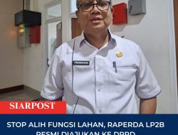 Stop Alih Fungsi Lahan, Raperda LP2B Resmi Diajukan ke DPRD