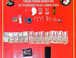 Polres Lombok Utara Bongkar Jaringan Sabu di Bayan, Dua Diduga Pengedar Terancam Seumur Hidup