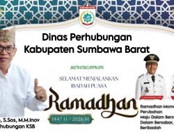 Dinas Perhubungan Sumbawa Barat Mengucapkan Selamat Menunaikan Ibadah Puasa Ramadhan 1447 H/2026 M
