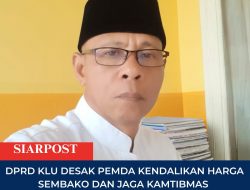 DPRD KLU Desak Pemda Kendalikan Harga Sembako dan Jaga Kamtibmas Selama Ramadhan