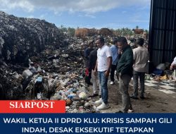Wakil Ketua II DPRD KLU: Krisis Sampah Gili Indah, Desak Eksekutif Tetapkan Langkah Darurat