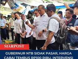 Gubernur NTB Sidak Pasar, Harga Cabai Tembus Rp100 Ribu, Intervensi Siap Diperluas Jelang Lebaran‎‎ Lombok Utara