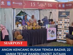 Angin Kencang Rusak Tenda Bazar, 22 UMKM Tetap Panen Omzet Jutaan di Tengah Ramadan