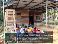Koalisi Rakyat Bantu Rakyat Bangun Sekolah Darurat di Aceh Tamiang