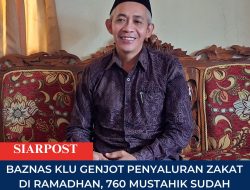 BAZNAS KLU Genjot Penyaluran Zakat di Ramadhan, 760 Mustahik Sudah Terima Bantuan