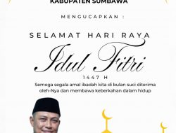 Keluarga Besar RSUD Sumbawa Mengucapkan Selamat Hari Raya Idulfitri 1447 Hijriah