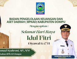 BPKAD Kabupaten Dompu Mengucapkan Selamat Hari Raya Idulfitri 1447 Hijriah