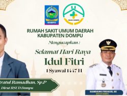 RSUD Dompu Mengucapkan Selamat Hari Raya Idulfitri 1447 Hijriah