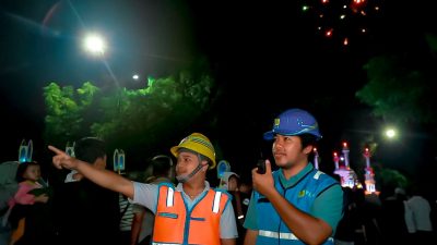 Listrik Andal Malam Idulfitri, Pawai Takbiran di Mataram Berjalan Meriah Penuh Cahaya