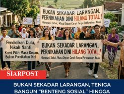 Bukan Sekadar Larangan, Teniga Bangun “Benteng Sosial” hingga Pernikahan Dini Hilang Total