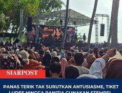 Panas Terik Tak Surutkan Antusiasme, Tiket Konser Ludes hingga Panitia Gunakan Stempel