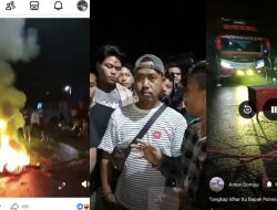 Viral Dugaan Penghinaan di Facebook, Warga Dompu Blokade Jalan Desak Polisi Tangkap Idhar Asal Sape