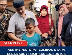 ASN Inspektorat Lombok Utara Gerak Sunyi, Sisihkan Gaji untuk Yatim dan Lansia