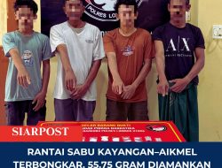 Rantai Sabu Kayangan–Aikmel Terbongkar, 55,75 Gram Diamankan dari Tiga Titik
