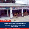 Pasca Eksekusi, Pustu Senaru Kembali Difungsikan untuk Posyandu