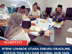 RTRW Lombok Utara Diburu Deadline, Status Tiga Gili dan Global Hub Jadi Titik Krusial