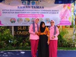 Tangis Empati Ketua Bhayangkari NTB di SLBN 1 Lombok Utara, Suara Anak Berkebutuhan Khusus Menggugah Nurani