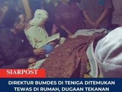 Direktur BUMDes di Teniga Ditemukan Tewas di Rumah, Dugaan Tekanan Ekonomi Mencuat