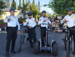 Patroli Unik Polda NTB di Car Free Day Udayana: Skuter Listrik hingga “Tourism Police” Bikin Warga Makin Aman dan Nyaman