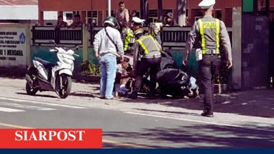 Viral Video Siswa Jatuh Saat Razia,Polres KLU: Tidak Benar Dikejar, Anggota Justru Bantu