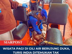 Wisata Pagi di Gili Air Berujung Duka, Turis India Ditemukan Tak Bernyawa di Laut