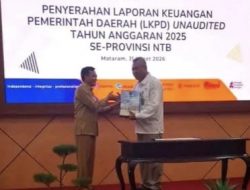 Bupati Lombok Tengah Hadiri Penyerahan LKPD Unaudited 2025 se-NTB, Tekankan Pentingnya Transparansi Keuangan