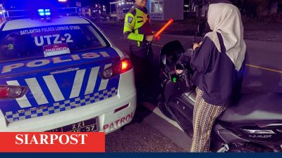 Blue Light Patrol Satlantas Lombok Utara, Malam Hari Jadi Fokus Cegah Pelanggaran dan Kecelakaan