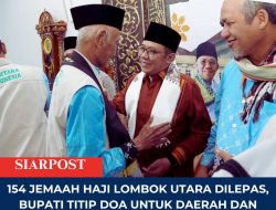 154 Jemaah Haji Lombok Utara Dilepas, Bupati Titip Doa untuk Daerah dan Pesan Jaga Kesehatan