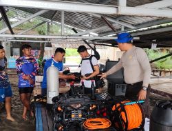 Latihan SAR di Pantai Cemara, Ditpolairut Polda NTB Asah Teknik Penyelamatan di Laut
