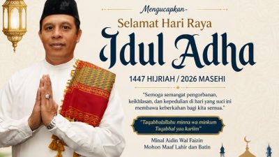 Kepala Dinas Nakertrans Sumbawa Barat Mengucapkan Selamat Hari Raya Idul Adha 1445 Hijriah