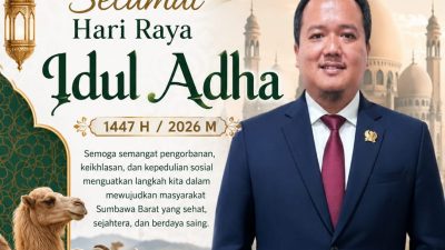 Kepala Dinas Kesehatan Kabupaten Sumbawa Barat Mengucapkan Selamat Hari Raya Idul Adha 1447 Hijriah