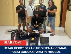 Jejak Gerot Berakhir di Semak-semak, Polisi Bongkar Aksi Pembobol Empat Toko di Pemenang