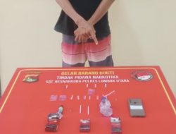 Empat Poket Sabu Disita di Tanjung, Polisi Bongkar Dugaan Jalur Edar dari Sebuah Dusun di KLU