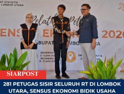 281 Petugas Sisir Seluruh RT di Lombok Utara, Sensus Ekonomi Bidik Usaha dari Warung Hingga Bisnis Online