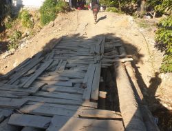 Jalan Rusak dan Jembatan Batang Kelapa Jadi Andalan Warga Kambeng Lobar, LSM KPK RI Desak Pemerintah NTB Bertindak